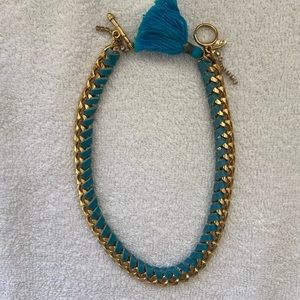 Ettika Gold and Turquoise Necklace/Bracelet